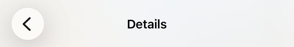 Header blur effect systemThickMaterial