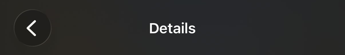 Header blur effect systemThickMaterialDark